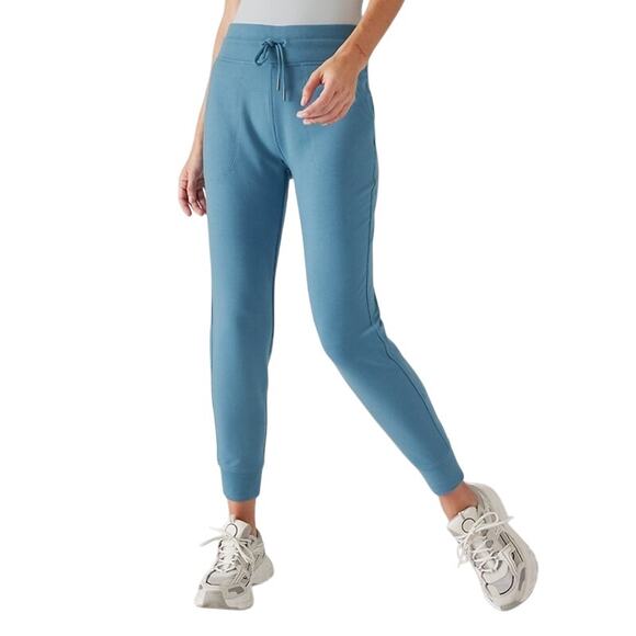 Athleta Teal Tencel Modal Blend Balance Jogger in Skylark Blue Plus‎ Size 3X - Picture 1 of 9